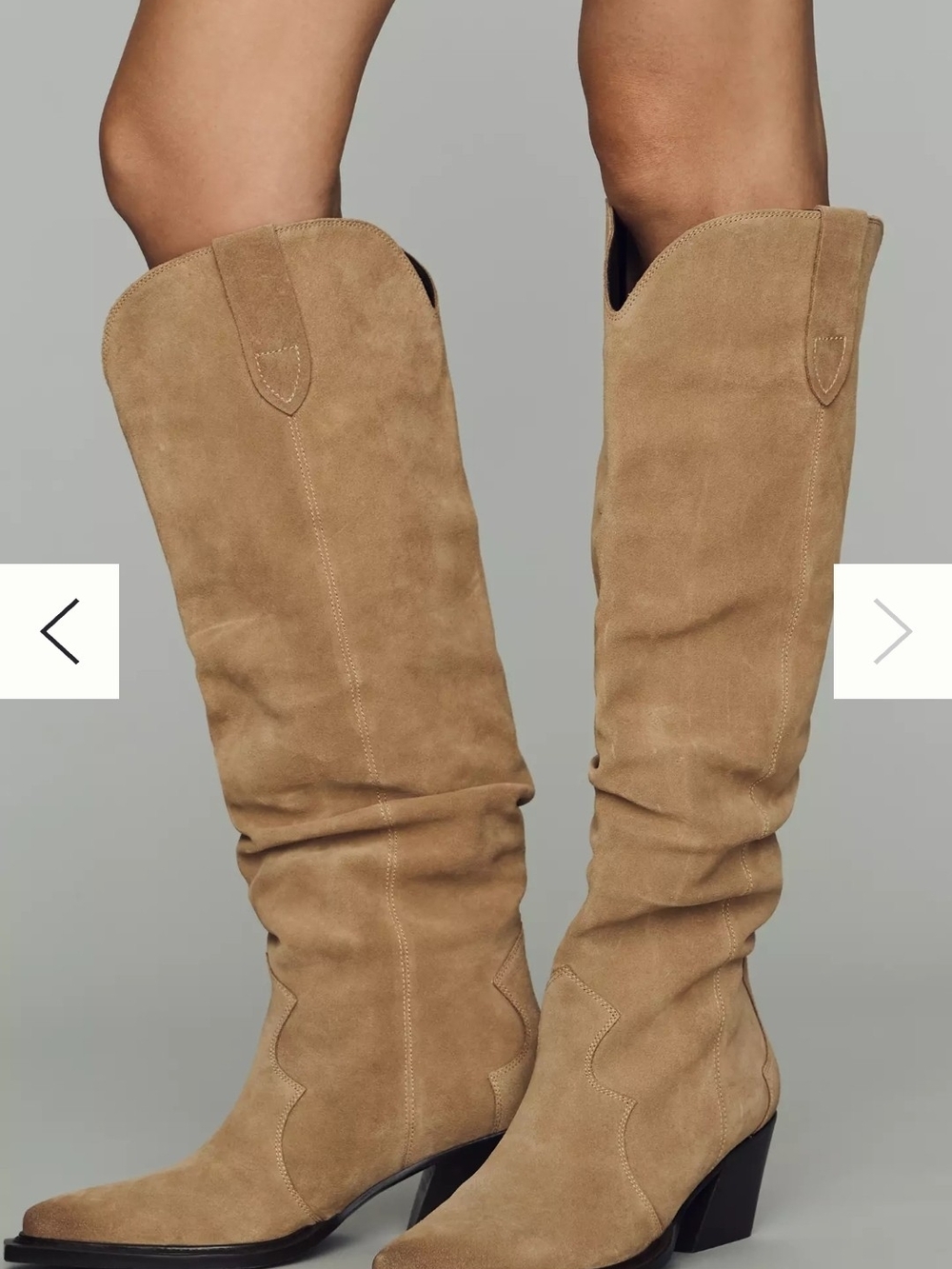 Dolce Vita Buckly Slouchy Western Boots Anthropologie size 39 (us 8.5)